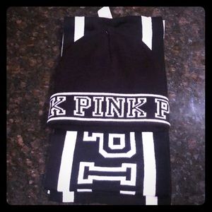 Victoria’s Secret PINK beanie and matching scarf